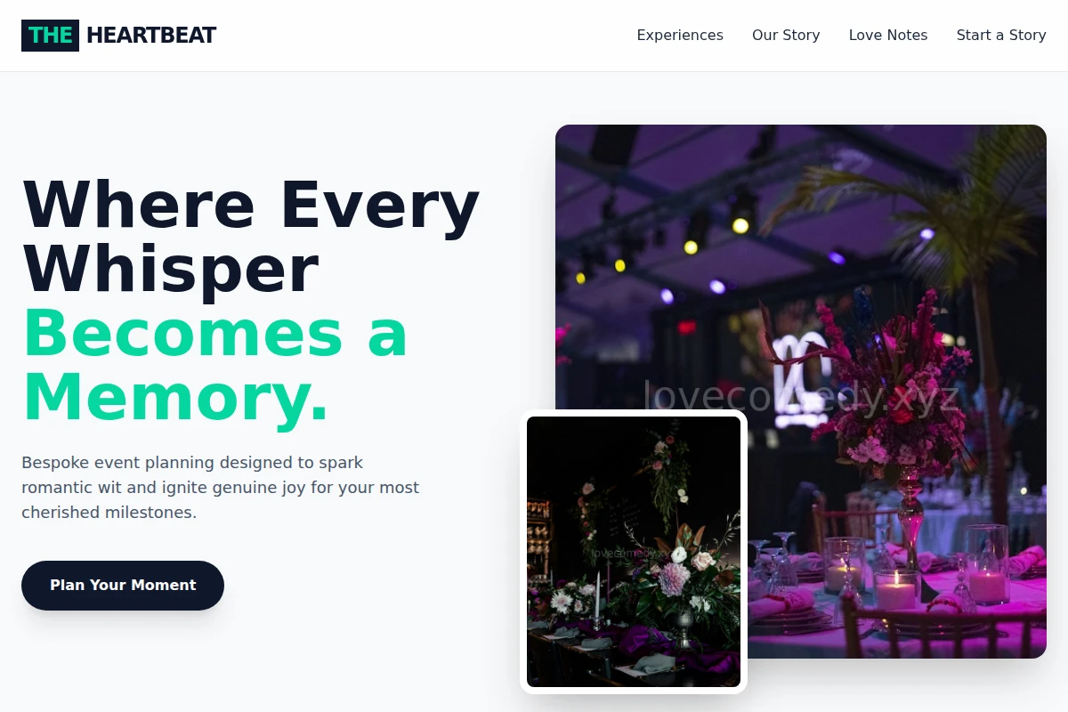 Romance Event Planning