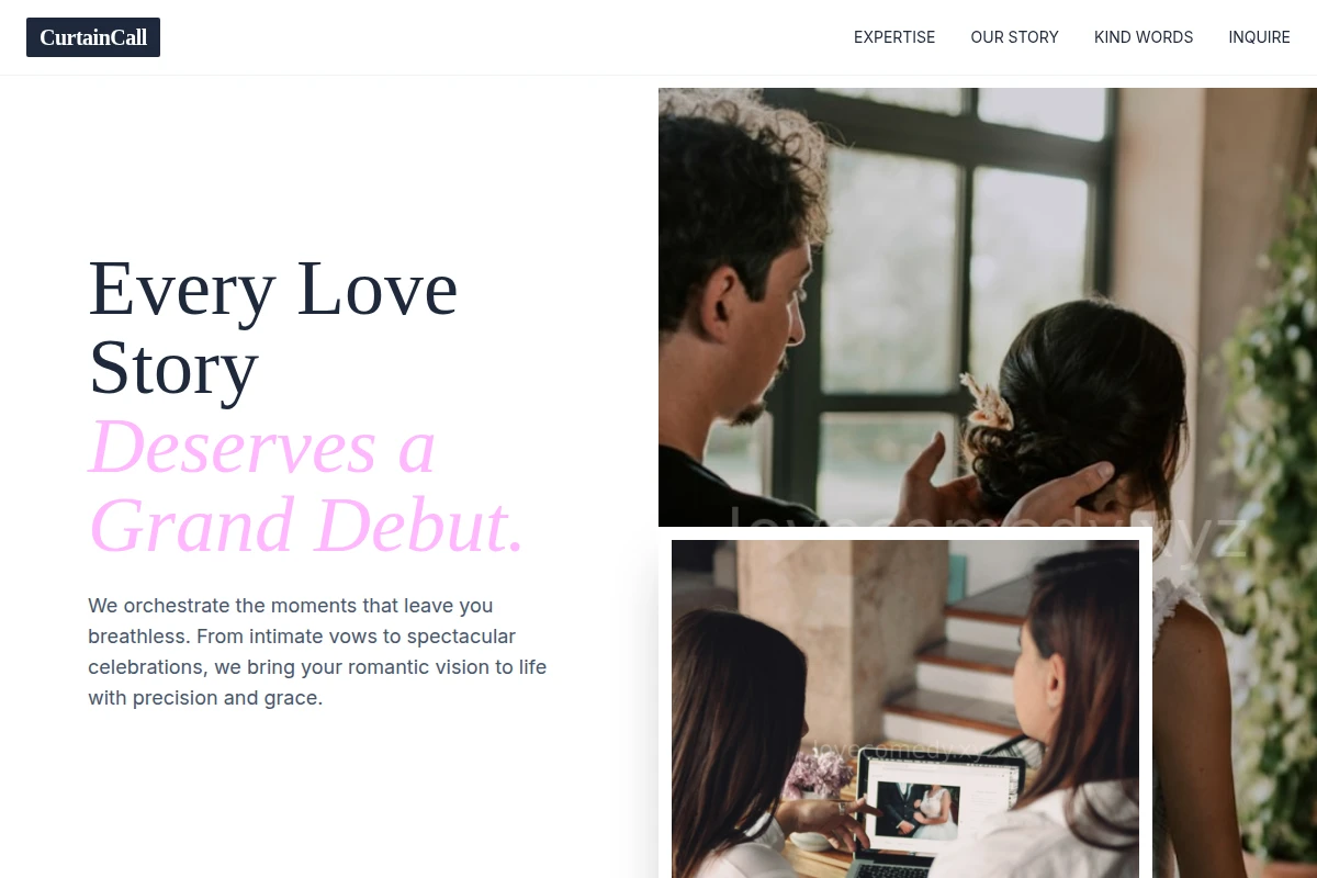 CurtainCall Wedding Planner