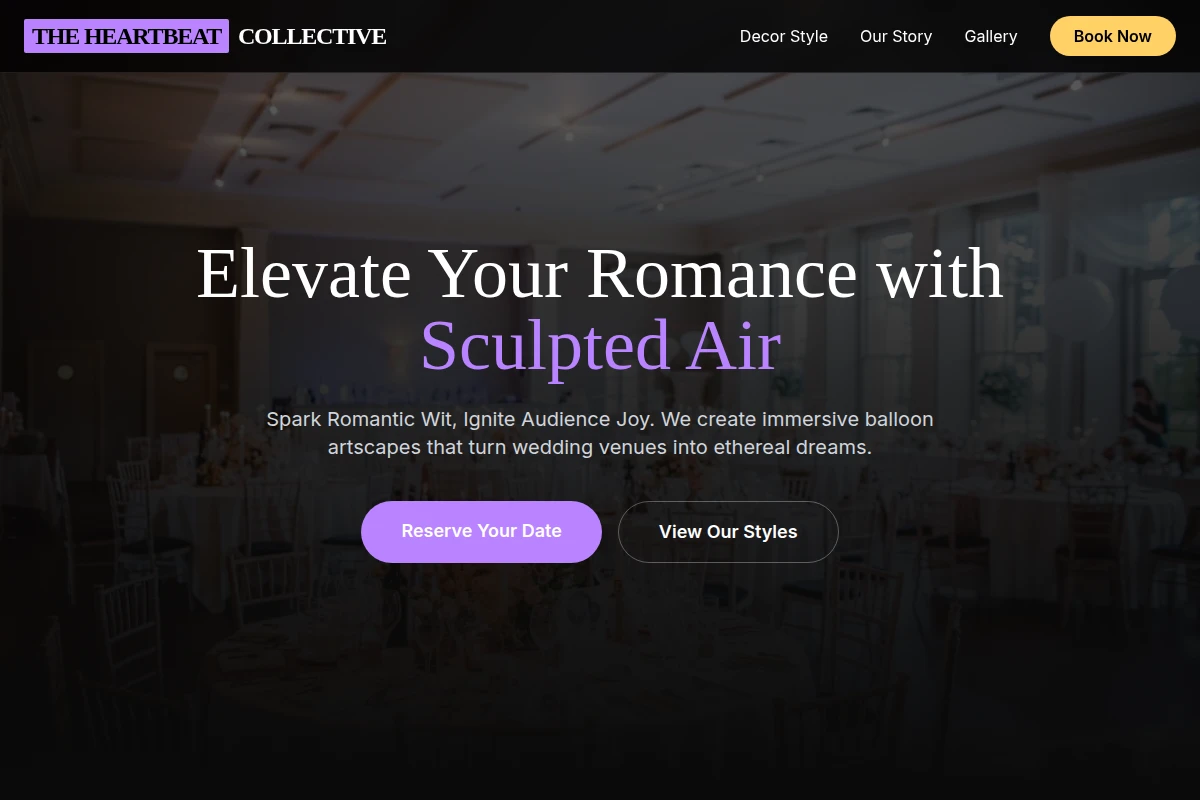 Balloon Wedding Planner